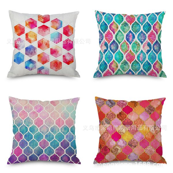 watercolor geometry flax pillow imitate hold ma pillow case fashion home furnishing automobile sofa back cushion cushion pillow factory
watercolor geometry flax pillow imitate hold ma pillow case fashion home furnishing automobile sofa back cushion cushion pillow factory