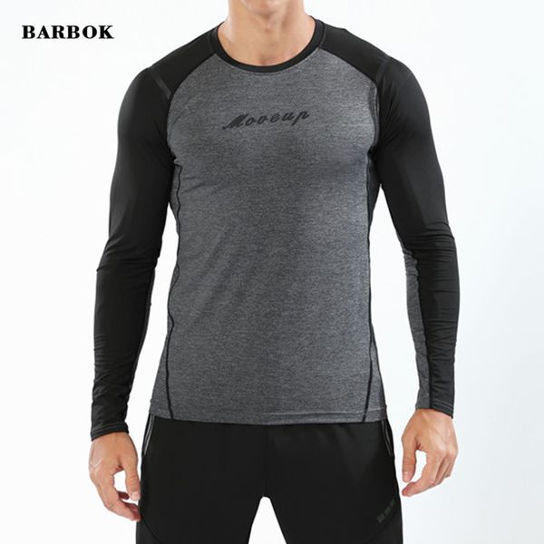 barbok men's gym t-shirts quick dry tights breathable fitness soccer jerseys autumn running t shirt male sportswear, Black;blue
barbok men's gym t-shirts quick dry tights breathable fitness soccer jerseys autumn running t shirt male sportswear, Black;blue