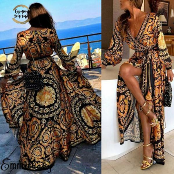 woman clothes fashion women floral long maxi dress evening party beach dresses summer sundress drop shipping, Black;gray
woman clothes fashion women floral long maxi dress evening party beach dresses summer sundress drop shipping, Black;gray