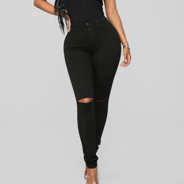 women's jeans women black denim pecil pants holes europe slim elastic full length trousers solid color woman casual lady, Blue
women's jeans women black denim pecil pants holes europe slim elastic full length trousers solid color woman casual lady, Blue