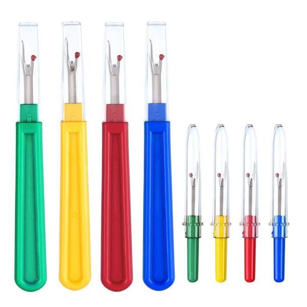 8 pieces seam ripper 4 big and 4 small handy stitch ripper sewing tools for opening seams and hems, Black
8 pieces seam ripper 4 big and 4 small handy stitch ripper sewing tools for opening seams and hems, Black