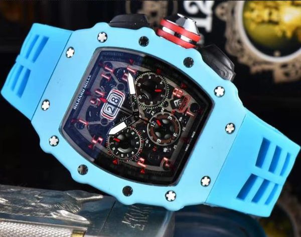 brand rm multifunctional luxury watch men's chronograph rubber strap quartz watch stylish men's sports watch
brand rm multifunctional luxury watch men's chronograph rubber strap quartz watch stylish men's sports watch