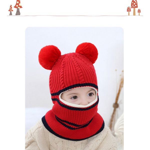 boys and girls hooded scarf hat winter warm children's bib one-piece hat plus velvet thickening ear protection face one knitted, Yellow
boys and girls hooded scarf hat winter warm children's bib one-piece hat plus velvet thickening ear protection face one knitted, Yellow
