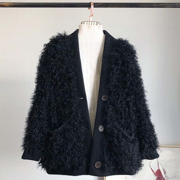 2019 real fur coat natural wool fur winter jacket women warm slim outerwear streetwear new fashion luxury, Black
2019 real fur coat natural wool fur winter jacket women warm slim outerwear streetwear new fashion luxury, Black