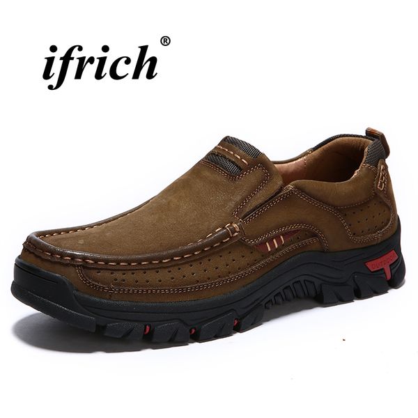 man genuine leather hiking shoes large size 38-48 slip-on sneakers for male brown khaki mountain footwear male tactical shoes
man genuine leather hiking shoes large size 38-48 slip-on sneakers for male brown khaki mountain footwear male tactical shoes