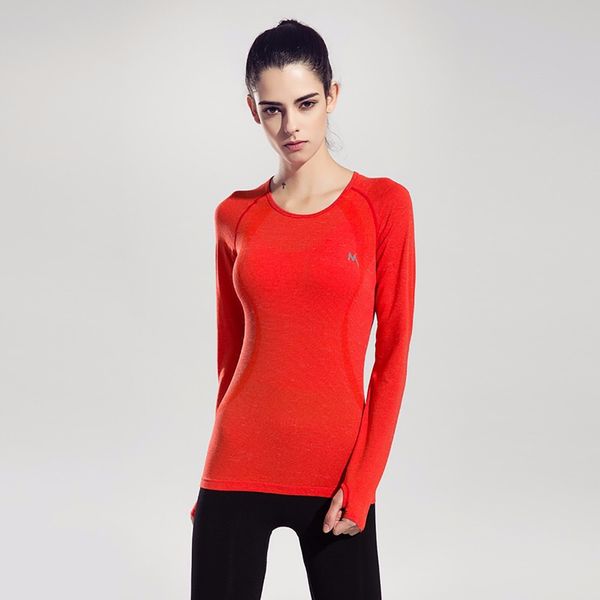 flandis yoga women fall round collar yoga quick drying long sleeves t-shirt gym running tight sport fitness, White;red
flandis yoga women fall round collar yoga quick drying long sleeves t-shirt gym running tight sport fitness, White;red