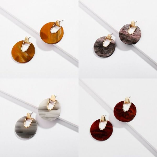 women eardrop alloy acrylic earring drop dangle round geometric jewelry dangle earrings geometry circle tortoiseshell earrings, Silver
women eardrop alloy acrylic earring drop dangle round geometric jewelry dangle earrings geometry circle tortoiseshell earrings, Silver