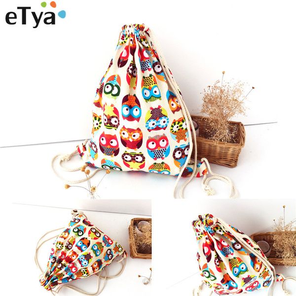 etya cartoon cute printing drawstring bag canvas women men travel storage package backpack pouch bags
etya cartoon cute printing drawstring bag canvas women men travel storage package backpack pouch bags