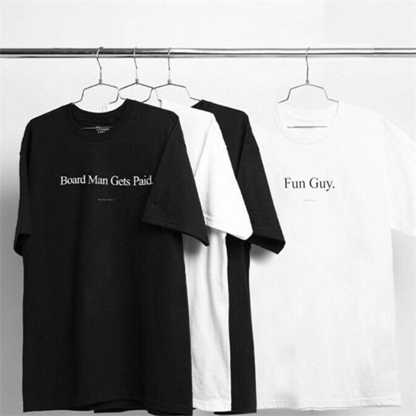 mens designer t shirts high street ambition fuy guy board man gets paid tee short sleeve loose women casual clothes, White;black
mens designer t shirts high street ambition fuy guy board man gets paid tee short sleeve loose women casual clothes, White;black