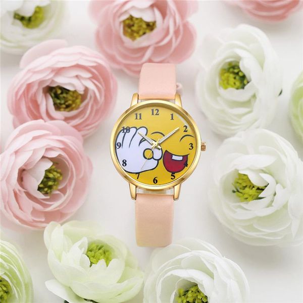 2019 fashion cool cartoon smile watch for children girls leather simple watches for kids boys christmas gift wristwatch, Blue
2019 fashion cool cartoon smile watch for children girls leather simple watches for kids boys christmas gift wristwatch, Blue