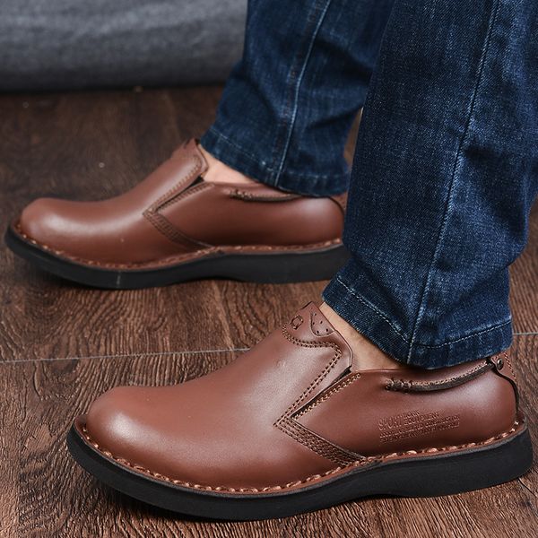 genuine leather men casual shoes oxford loafers male moccasins driving shoes men rubber sole male loafers hc-520, Black
genuine leather men casual shoes oxford loafers male moccasins driving shoes men rubber sole male loafers hc-520, Black