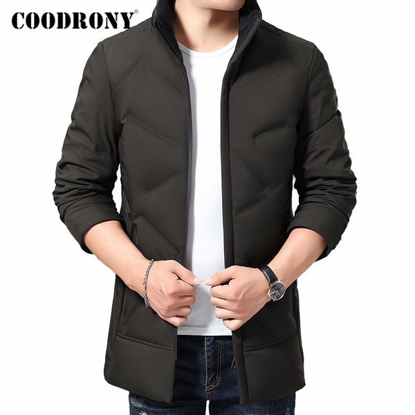 coodrony brand down jacket men casual stand collar thick warm coat 2019 new arrival winter jacket coats with zipper pocket 98017, Black
coodrony brand down jacket men casual stand collar thick warm coat 2019 new arrival winter jacket coats with zipper pocket 98017, Black