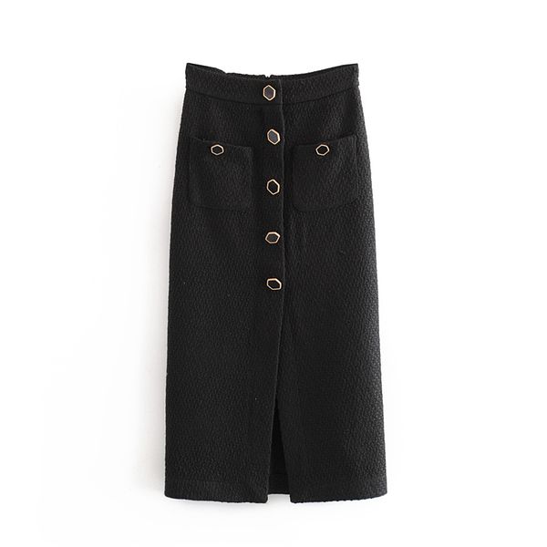 vomvoa 2019 new korean tweed retro fashion lady solid color high waist straight long slim bag hip skirt women, Black
vomvoa 2019 new korean tweed retro fashion lady solid color high waist straight long slim bag hip skirt women, Black