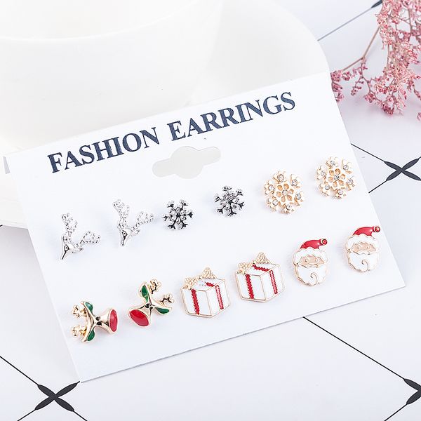 2019 earings christmas sale korean fashion women cute stud earrings mix lot mini brincos pequenos 6 pairs/lot, Golden;silver
2019 earings christmas sale korean fashion women cute stud earrings mix lot mini brincos pequenos 6 pairs/lot, Golden;silver