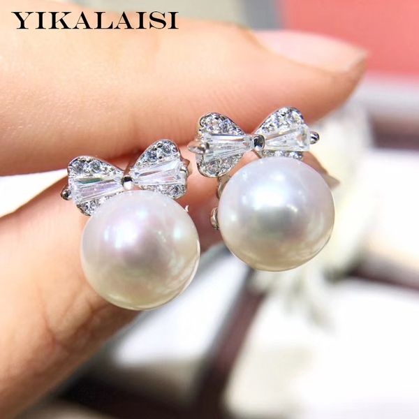 yikalaisi 925 sterling silver jewelry pearl earrings 2019 fine natural pearl jewelry 8-9mm stud earrings for women wholesale, Golden;silver
yikalaisi 925 sterling silver jewelry pearl earrings 2019 fine natural pearl jewelry 8-9mm stud earrings for women wholesale, Golden;silver