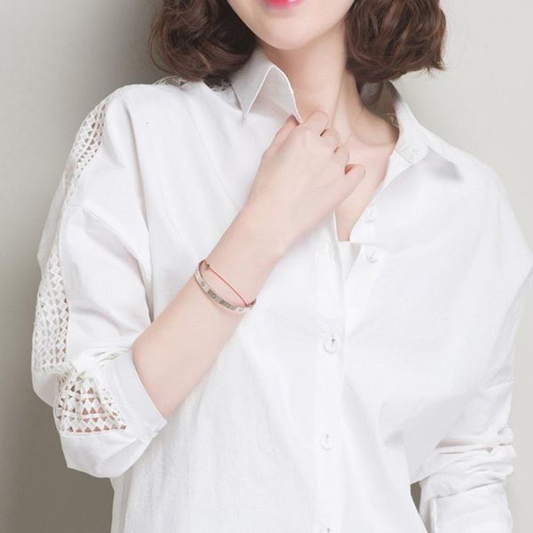 women hollow out white shirts female long sleeve turn-down collar casual cotton blouse korean style lady's patchwork sale
women hollow out white shirts female long sleeve turn-down collar casual cotton blouse korean style lady's patchwork sale