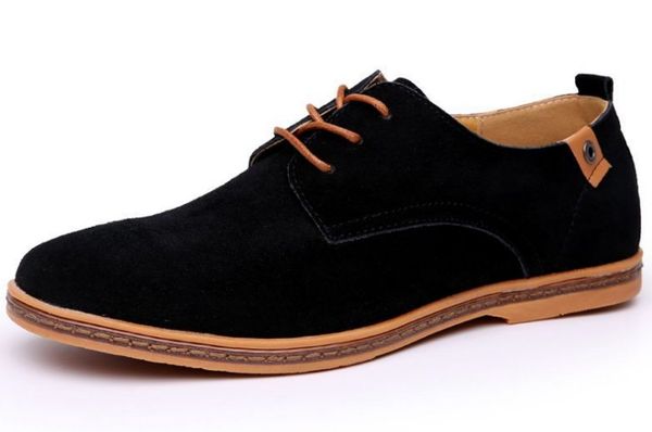 suede boots leisure low footwear suede fashionable shoes repopular classic revo suded shoes, Black