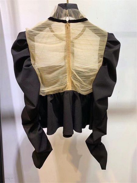 ww5825 fashion women's blouses & shirts 2020 runway european design party style women's clothing, White
ww5825 fashion women's blouses & shirts 2020 runway european design party style women's clothing, White