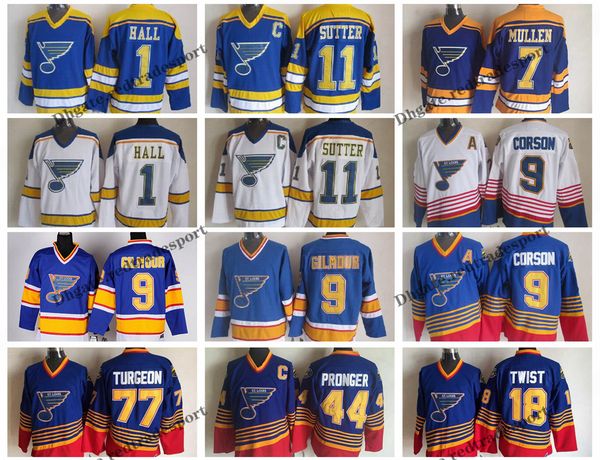 mens st. louis blues vintage 44 chris pronger 9 shayne corson 18 tony twist 77 pierre turgeon 7 joe mullen 9 doug gilmour hockey jerseys, Black;red
mens st. louis blues vintage 44 chris pronger 9 shayne corson 18 tony twist 77 pierre turgeon 7 joe mullen 9 doug gilmour hockey jerseys, Black;red