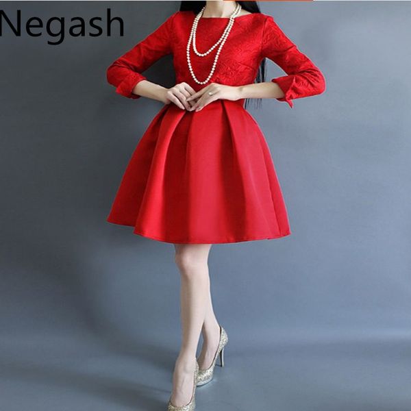 fashion 2018 new spring autumn women elegant jacuard slim plus size a line knee-length dress designs ball grown dresses girl, Black;gray
fashion 2018 new spring autumn women elegant jacuard slim plus size a line knee-length dress designs ball grown dresses girl, Black;gray