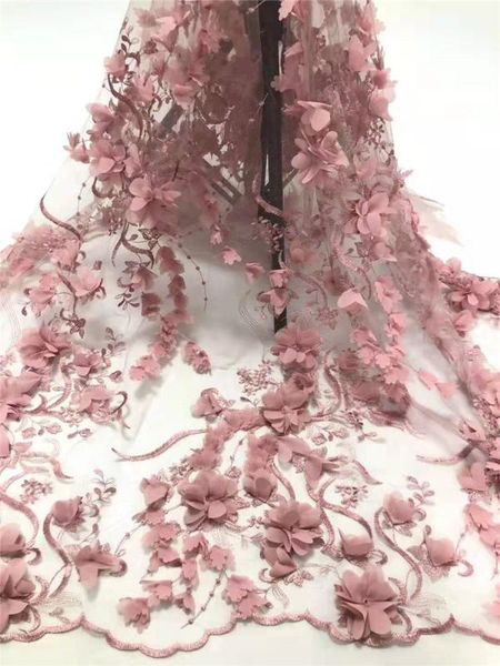 new multi-layer 3d chiffon appliqué embroidered french mesh african lace fabric is diy dress wedding skirt fabric, Pink;blue
new multi-layer 3d chiffon appliqué embroidered french mesh african lace fabric is diy dress wedding skirt fabric, Pink;blue