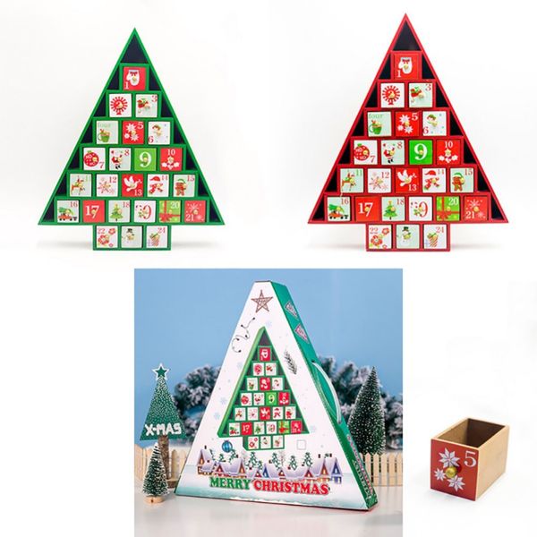 christmas gift ornament toy table wooden decor calendar 24 drawers countdown tree shape storage box
christmas gift ornament toy table wooden decor calendar 24 drawers countdown tree shape storage box