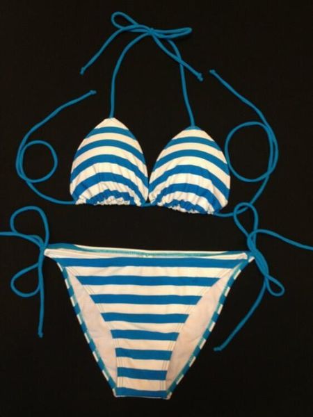 2020 new women fashion light blu white strips cotton fashion accessories swimsuit size s-xl available with box and dastbag, Silver
2020 new women fashion light blu white strips cotton fashion accessories swimsuit size s-xl available with box and dastbag, Silver