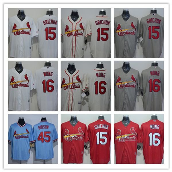 custom men women youth s. cardinals jersey #15 randal grichuk 16 kolten wong 45 bob gibson home blue red white grey baseball jer, Blue;black
custom men women youth s. cardinals jersey #15 randal grichuk 16 kolten wong 45 bob gibson home blue red white grey baseball jer, Blue;black