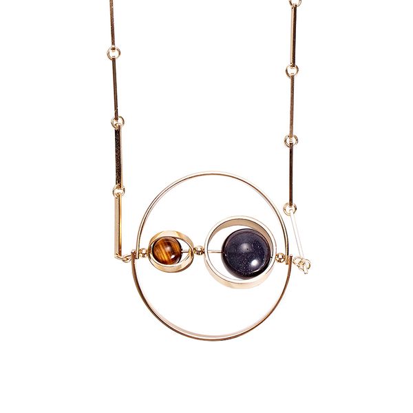 fashion sweater accessories necklace women natural stone pendant collares chains chokers charms torques hand made jewelry, Silver
fashion sweater accessories necklace women natural stone pendant collares chains chokers charms torques hand made jewelry, Silver