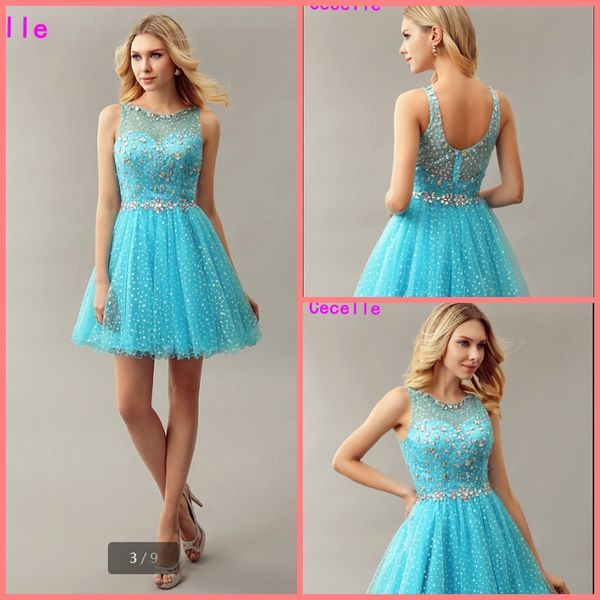 sparkly blue a line short girls cocktail prom dresses for juniors crystals sheer back 2019 real cute teens cocktail party prom dress, Black
sparkly blue a line short girls cocktail prom dresses for juniors crystals sheer back 2019 real cute teens cocktail party prom dress, Black