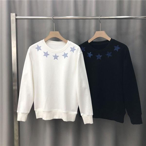 19aw luxurious brands design given hoodie long sleeve crewneck sweater sweatshirt fashion star print hoodie outdoor sweatshirt, Blue;black
19aw luxurious brands design given hoodie long sleeve crewneck sweater sweatshirt fashion star print hoodie outdoor sweatshirt, Blue;black