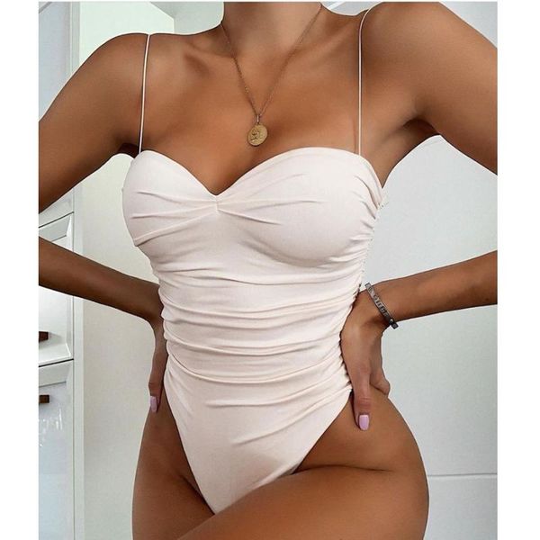 women's swimwear vikinii 2021 white women one piece swimsuit push up backless vintage bathing suits high cut, White;black
women's swimwear vikinii 2021 white women one piece swimsuit push up backless vintage bathing suits high cut, White;black