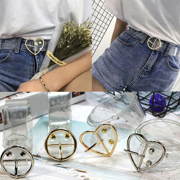 heart female belt resin cute transparent belt jeans dress waist strap pin buckle harajuku ladies round pvc clear, Black;brown
heart female belt resin cute transparent belt jeans dress waist strap pin buckle harajuku ladies round pvc clear, Black;brown