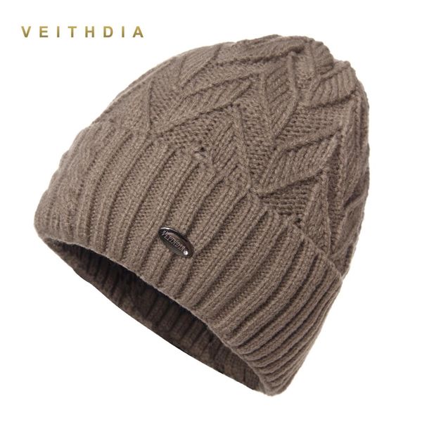 veithdia winter hats for men bilayer knitted wool cap plus velvet thicker women hat beanies for autumn men hair bonnet gorros 
veithdia winter hats for men bilayer knitted wool cap plus velvet thicker women hat beanies for autumn men hair bonnet gorros