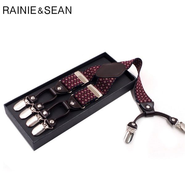 rainie sean suspenders for shirt men vintage male braces red wedding 6 clips elastic brand men clothing suspenders 120cm 3.5cm, Black;white
rainie sean suspenders for shirt men vintage male braces red wedding 6 clips elastic brand men clothing suspenders 120cm 3.5cm, Black;white