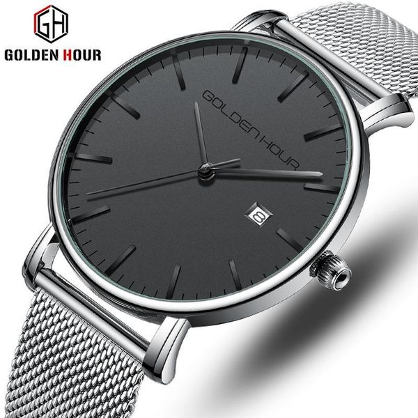 goldenhour athletic style men's quartz watch sport men watches waterproof calendar fashion male wrist watch relogio masculino, Slivery;brown
goldenhour athletic style men's quartz watch sport men watches waterproof calendar fashion male wrist watch relogio masculino, Slivery;brown