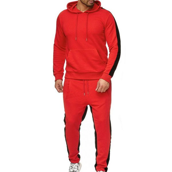 2 pieces men fashion side striped sports set 2019 new men's long sleeve hooded sweatshirt+pants casual slim joggers tracksuits, Gray
2 pieces men fashion side striped sports set 2019 new men's long sleeve hooded sweatshirt+pants casual slim joggers tracksuits, Gray