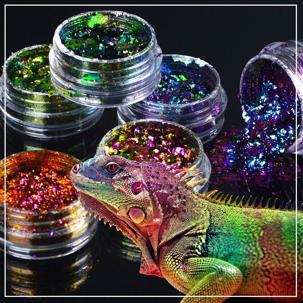 ywk 1 box galaxy nail glitter dust starry sky chameleon sequins shiny nail sparkle powder flakes art decorations, Silver;gold
ywk 1 box galaxy nail glitter dust starry sky chameleon sequins shiny nail sparkle powder flakes art decorations, Silver;gold