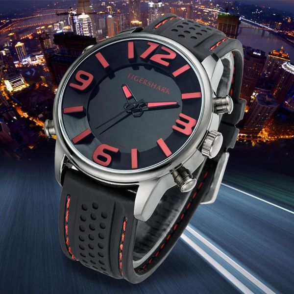 men fashion sport watches men rubber band digital analog led quartz watches male clock waterproof wristwatch relogio masculino, Slivery;brown
men fashion sport watches men rubber band digital analog led quartz watches male clock waterproof wristwatch relogio masculino, Slivery;brown