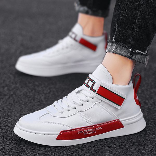 2019 autumn and winter new style men mid-shoes korean-style students board shoes wear-resistant versatile small white, Black
2019 autumn and winter new style men mid-shoes korean-style students board shoes wear-resistant versatile small white, Black