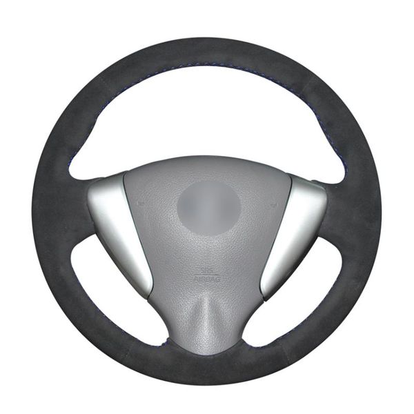 hand-stitched diy black suede car steering wheel cover for tiida sylphy 2012-2015 versa 2015-2019 versa note 2014-2018
hand-stitched diy black suede car steering wheel cover for tiida sylphy 2012-2015 versa 2015-2019 versa note 2014-2018