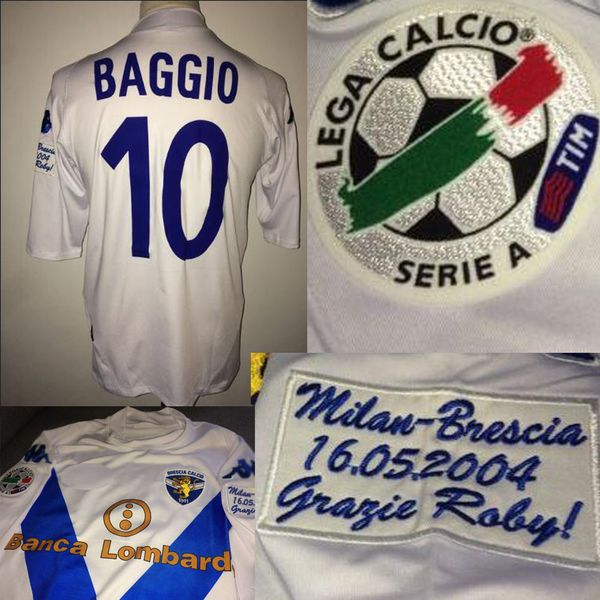 2003 2004 retro robert baggio grazie roby jersey testimonial classic vintage tuta da calcio shirts, Black
2003 2004 retro robert baggio grazie roby jersey testimonial classic vintage tuta da calcio shirts, Black