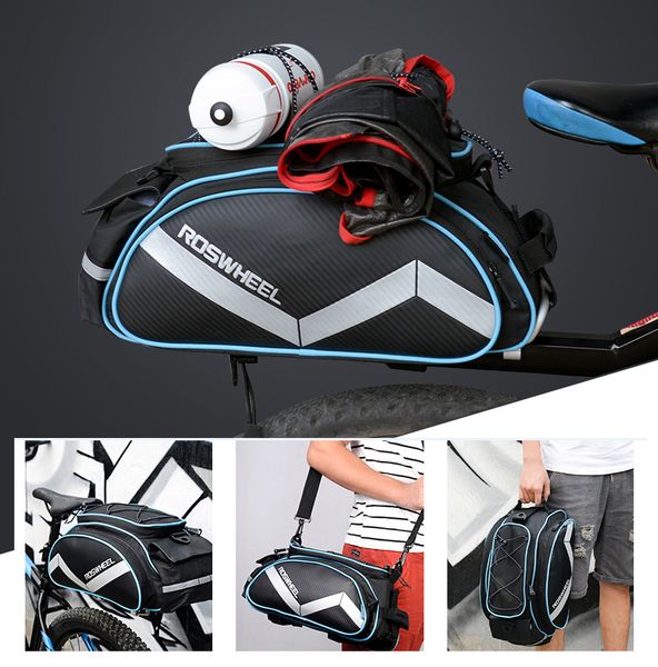 roswheel bicycle saddle multifunction 13l bike tail rear cycling bicicleta basket rack trunk bag shoulder handbag mx200717
roswheel bicycle saddle multifunction 13l bike tail rear cycling bicicleta basket rack trunk bag shoulder handbag mx200717