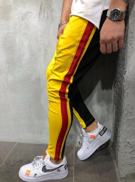 mens joggers pants track sweatpants muscle brothers joggers para hombre color matching hip hop small feet men's tether casual track pan, Black
mens joggers pants track sweatpants muscle brothers joggers para hombre color matching hip hop small feet men's tether casual track pan, Black