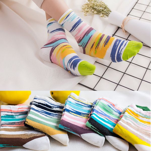 new candy colors rainbow striped patterned funny short socks women cool cotton harajuku socks female fashion colored happy sock, Black;white
new candy colors rainbow striped patterned funny short socks women cool cotton harajuku socks female fashion colored happy sock, Black;white