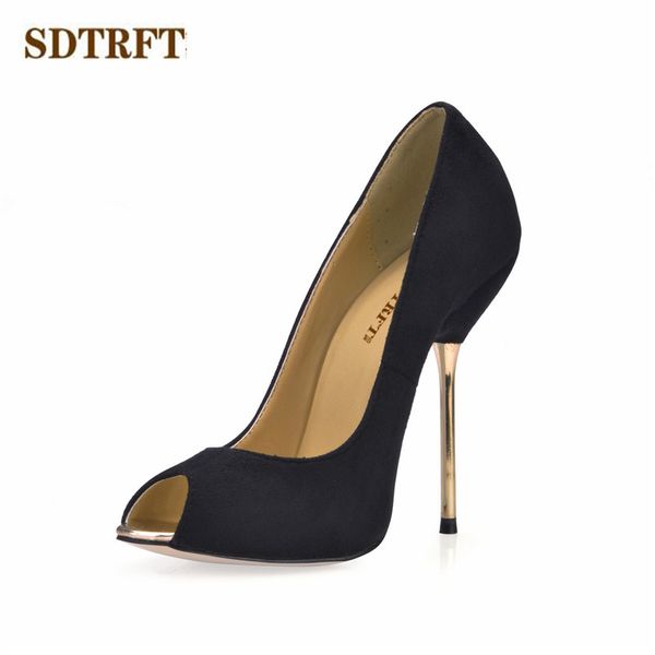 sdtrft summer stilettos zapatos mujer 12cm thin high heeled peep toe shoes woman lady flock bridal pumps plus:35-41 42 43, Black;white
sdtrft summer stilettos zapatos mujer 12cm thin high heeled peep toe shoes woman lady flock bridal pumps plus:35-41 42 43, Black;white