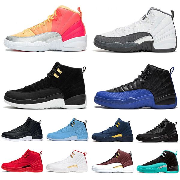 12s basketball shoes for men 12 reverse taxi punch game royal fiba gym red michigan new game ball dark grey sports sneakers, White;red
12s basketball shoes for men 12 reverse taxi punch game royal fiba gym red michigan new game ball dark grey sports sneakers, White;red