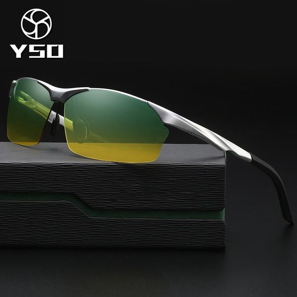 yso sunglasses men polarized uv400 aluminium magnesium frame hd night vision driving glasses semi rimless accessory for men 8513, White;black
yso sunglasses men polarized uv400 aluminium magnesium frame hd night vision driving glasses semi rimless accessory for men 8513, White;black