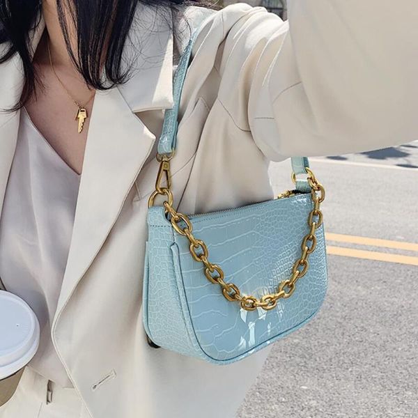 crocodile pattern chain tote bag 2020 summer new pu leather women's handbag travel shoulder bag armpit
crocodile pattern chain tote bag 2020 summer new pu leather women's handbag travel shoulder bag armpit