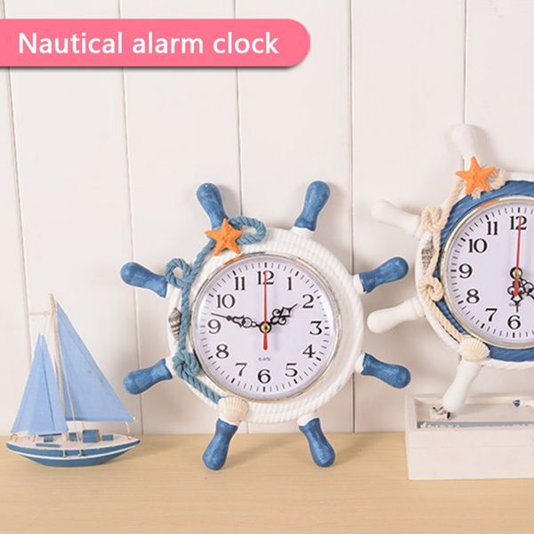 clock design mediterranean style alarm clock wooden rudder shape wall fashion old retro student room decor home decoration
clock design mediterranean style alarm clock wooden rudder shape wall fashion old retro student room decor home decoration